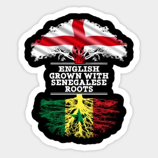 English Grown With Senegalese Roots - Gift for Senegalese With Roots From Senegal Sticker